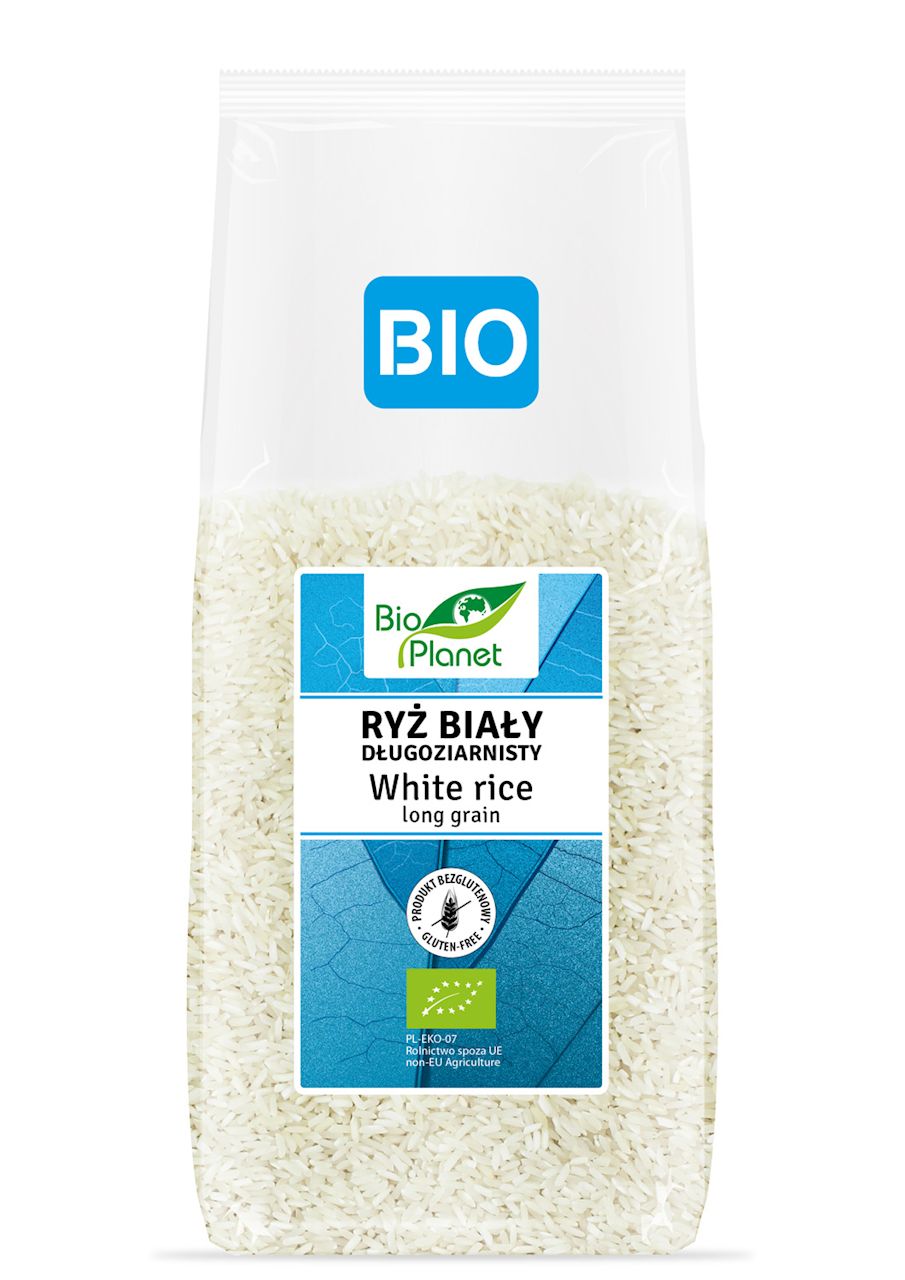 Ryż biały długoziarnisty bezglutenowy bio 1 kg