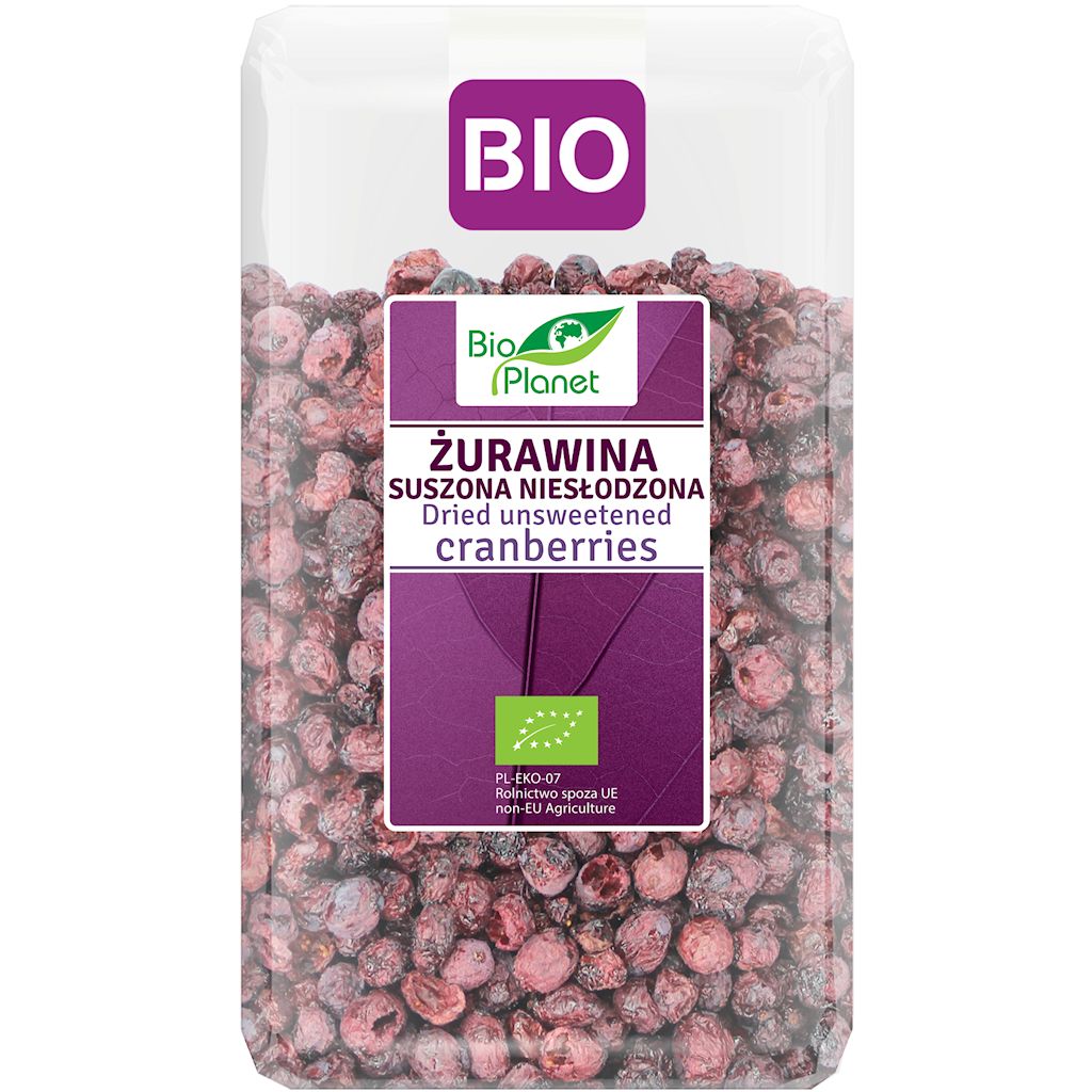 Żurawina suszona niesłodzona bio 150 g