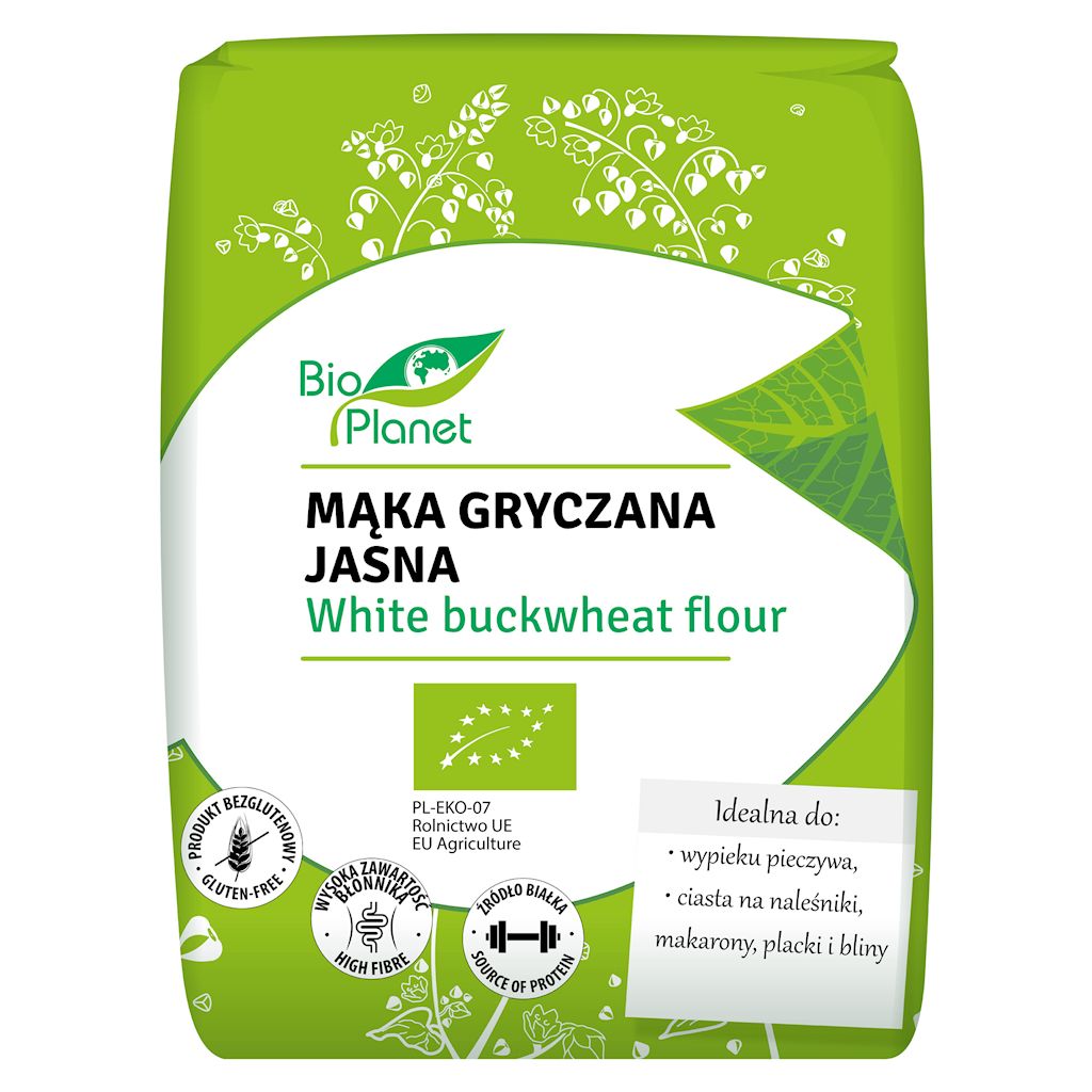 Mąka gryczana jasna bio 1 kg