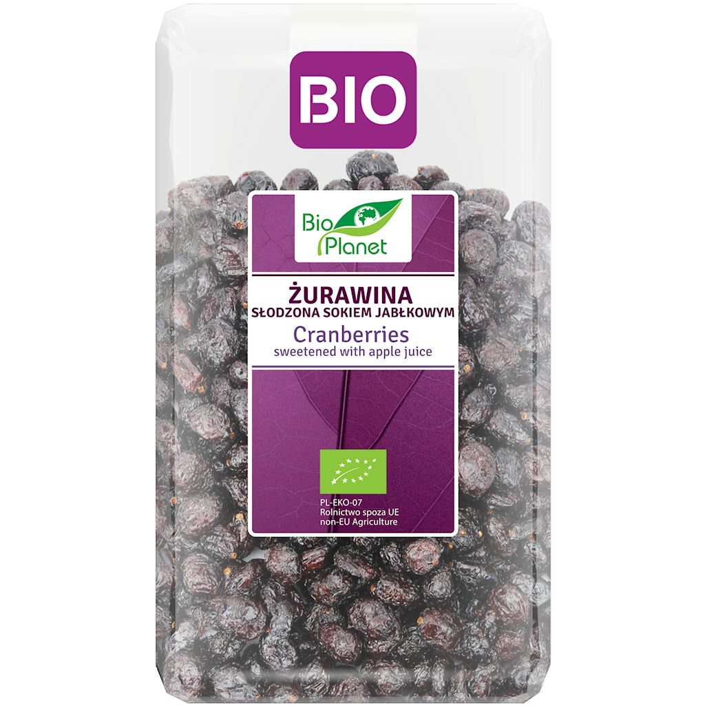 Żurawina z sokiem jabłkowym bio 1 kg