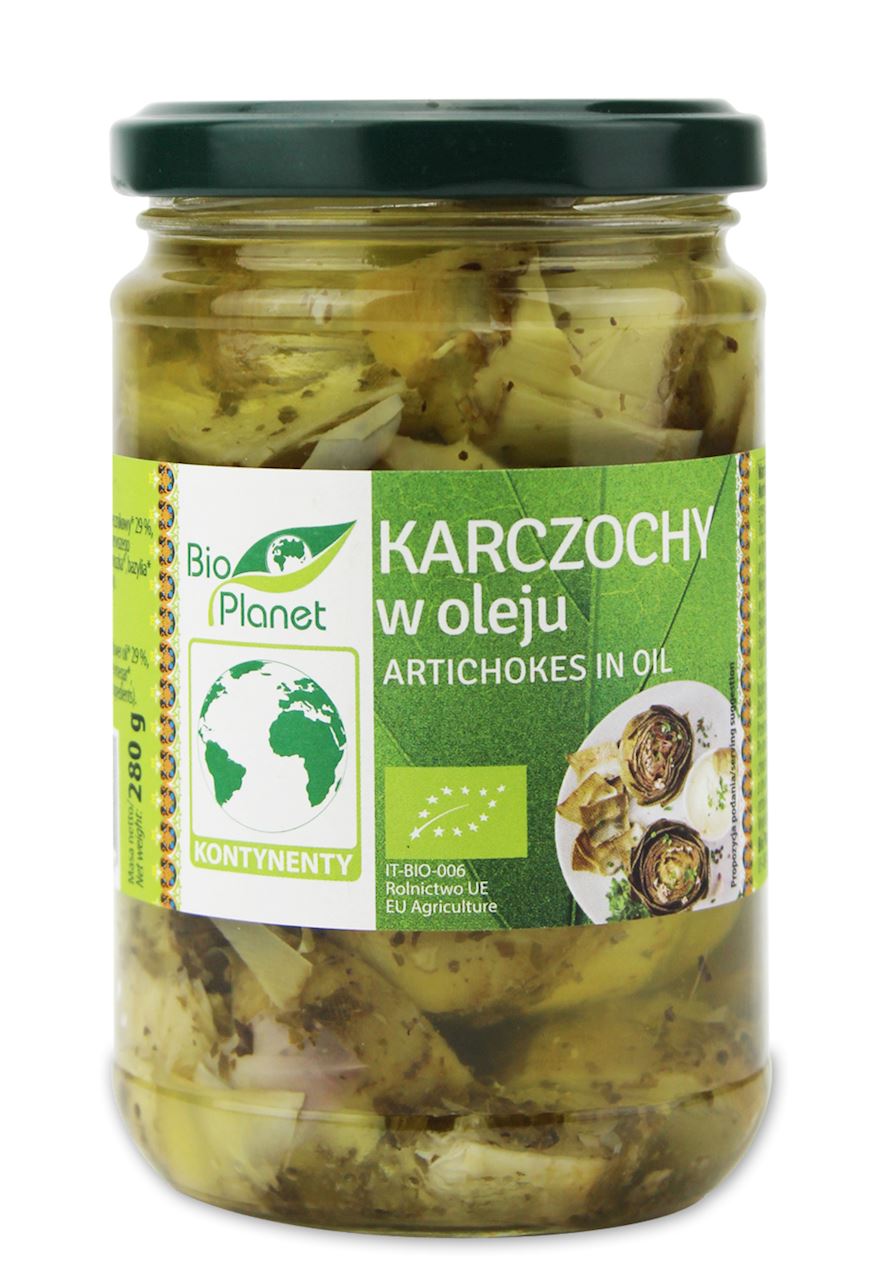 Karczochy w oleju bio 280 g (150 g)