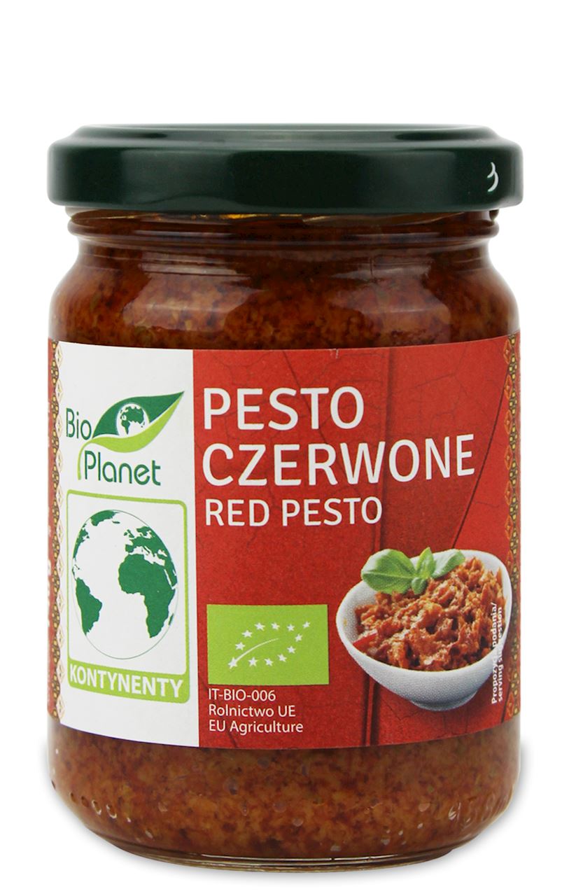 Pesto czerwone z suszonych pomidorów bio 140 g