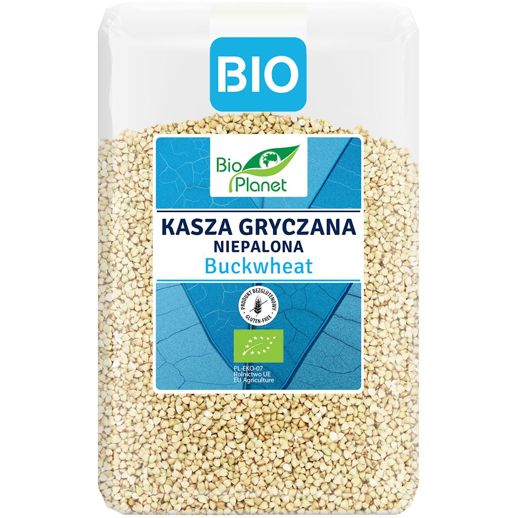 Kasza gryczana niepalona bezglutenowa bio 2 kg