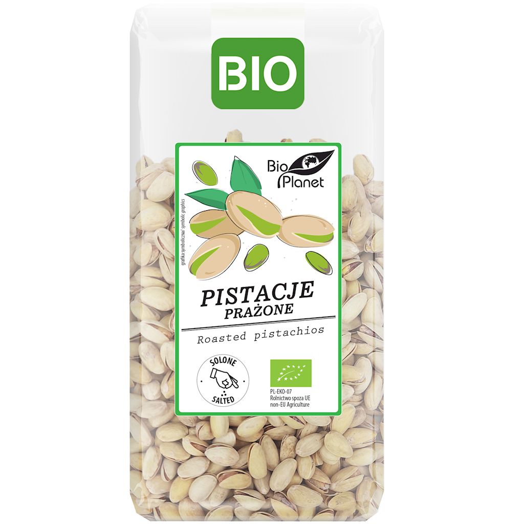 Pistacje prażone i solone bio 300 g