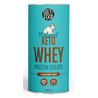 BIAŁKO SERWATKOWE Z MCT KETO (IZOLAT WPI 90) 500 g - DIET-FOOD