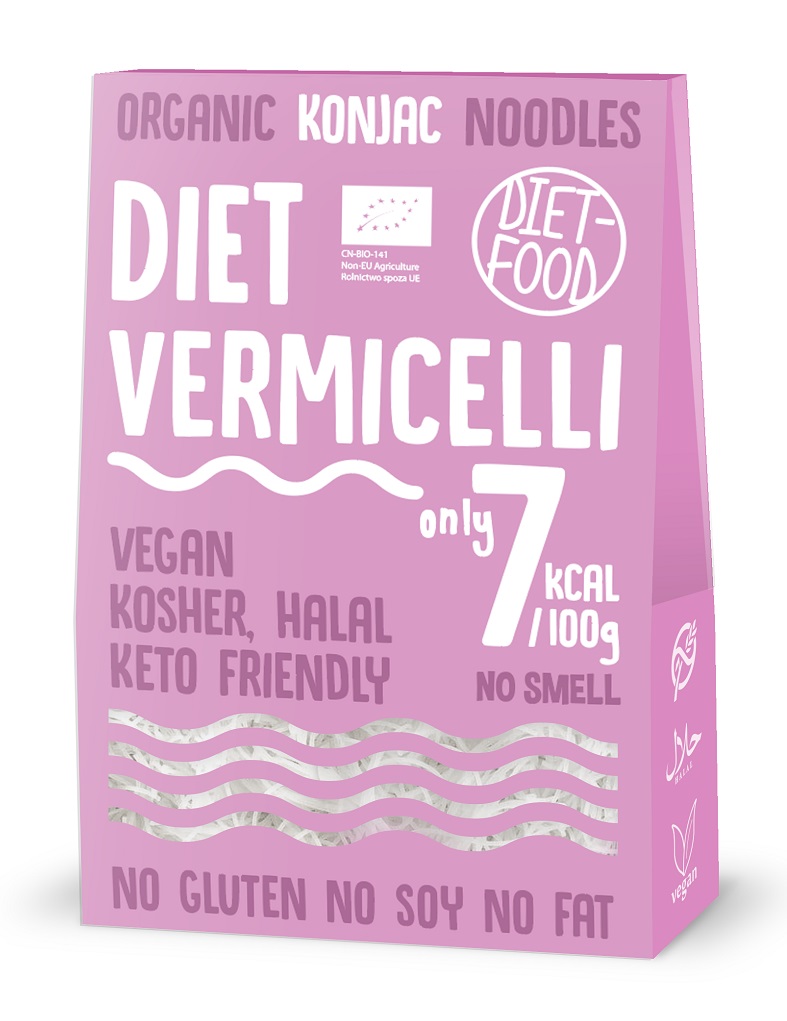 Makaron (konjac) vermicelli bezglutenowy bio 385 g (300 g)