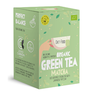 HERBATA ZIELONA Z MATCHĄ (GREEN TEA MATCHA) BIO (20 x 2 g) 40 g - DIET-FOOD