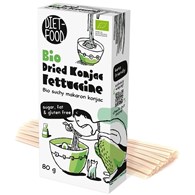 MAKARON (SUCHY KONJAC) FETTUCCINE BEZGLUTENOWY BIO 80 g - DIET-FOOD