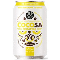 WODA KOKOSOWA Z SOKIEM Z ANANASA 330 ml - DIET-FOOD (COCOSA)