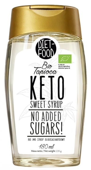 Syrop z tapioki keto bezglutenowy bio 180 ml