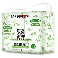 PIELUCHY Z WŁÓKNEM BAMBUSOWYM ROZMIAR M 6 - 11 kg (24 szt.) - BAMBOOLOVE