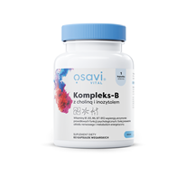 WITAMINA B + CHOLINA + INOZYTOL BEZGLUTENOWA 60 KAPSUŁEK - OSAVI
