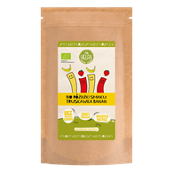 RÓŻDŻKI SMAKU MIX TRUSKAWKA - BANAN (LIOFILIZOWANE OWOCE) BIO (10 x 2 g) 20 g - HELPA