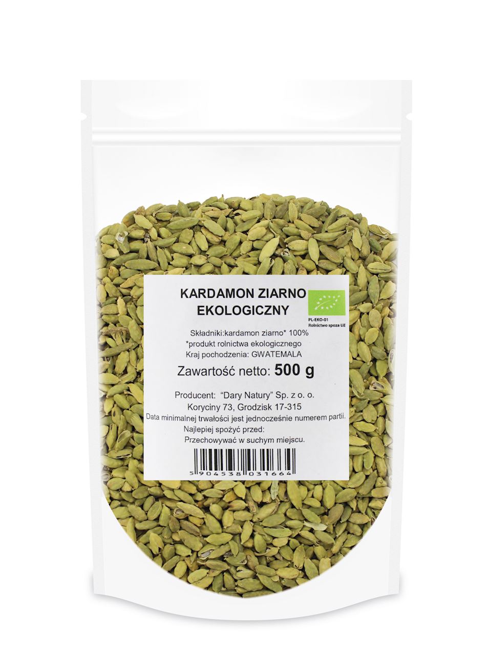 Kardamon owoce bio 500 g