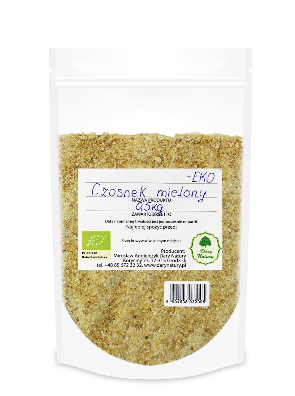 Czosnek mielony bio 500 g
