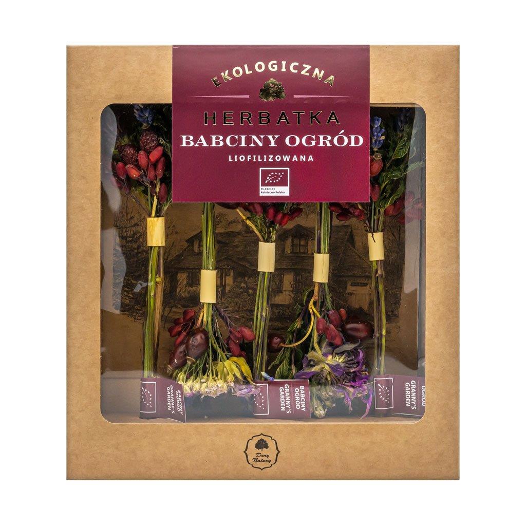 Herbatka na patyku babciny ogród liofilizowana bio (5 x 4,5 g) 22,5 g