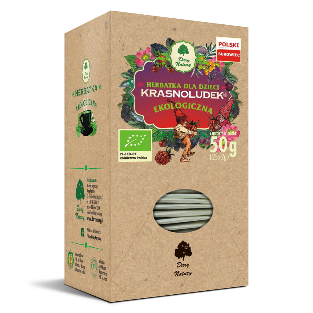 Herbatka dla dzieci krasnoludek bio (25 x 2 g) 50 g