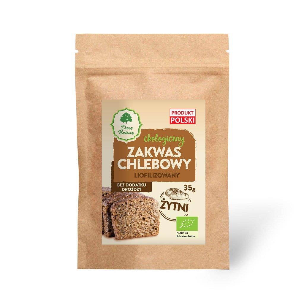 Zakwas chlebowy żytni liofilizowany bio 35 g