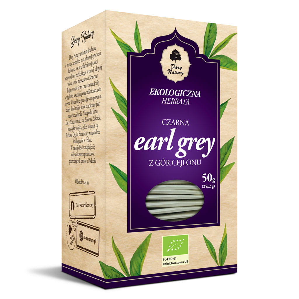 Herbata czarna earl grey bio (25 x 2 g) 50 g