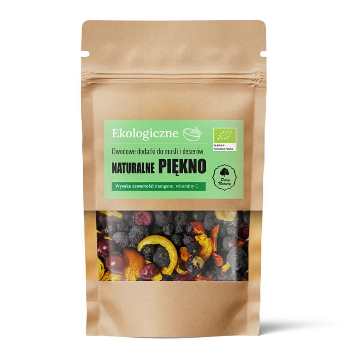 Owocowe dodatki do musli i deserów naturalne piękno bio 20 g