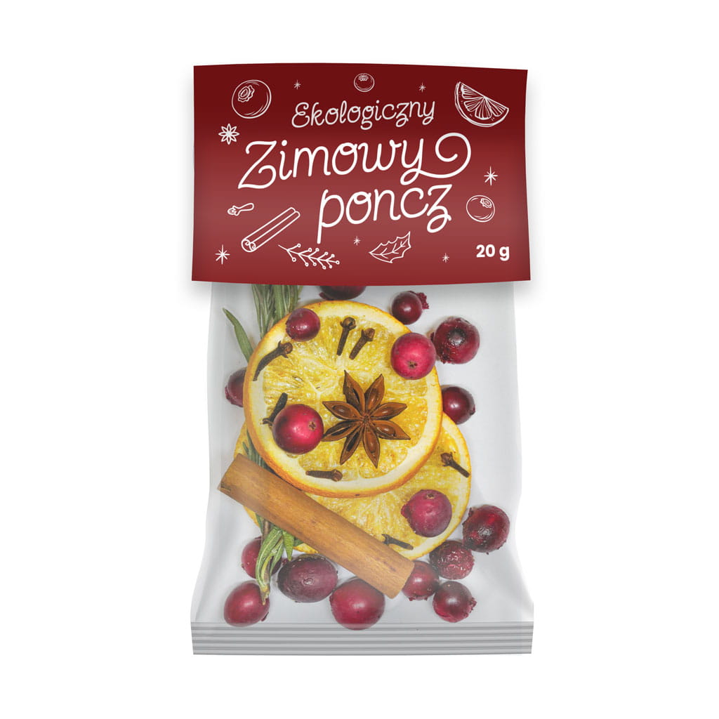 Mieszanka liofilizowana do herbaty i napojów (zimowy poncz) bio 20 g