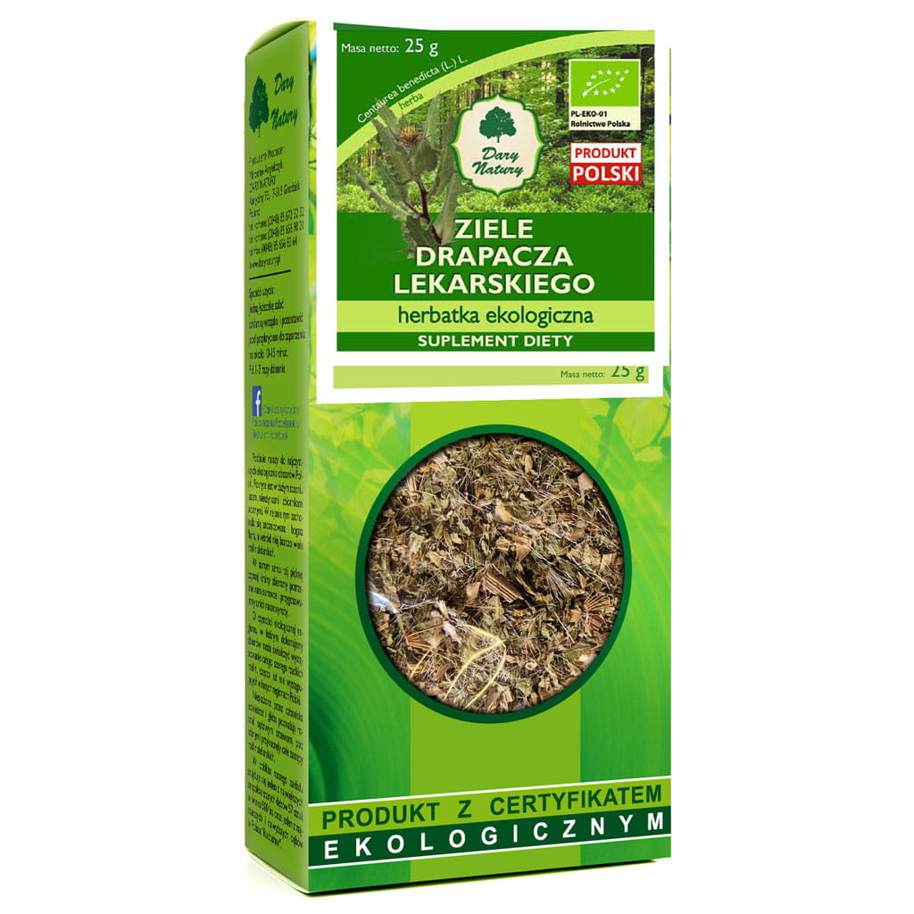 Herbatka ziele drapacza lekarskiego bio 25 g