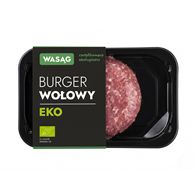 BURGER WOŁOWY SUROWY BIO 160 g - WASĄG (NA ZAMÓWIENIE)