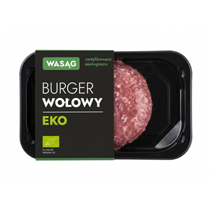 BURGER WOŁOWY SUROWY BIO 160 g - WASĄG (NA ZAMÓWIENIE)