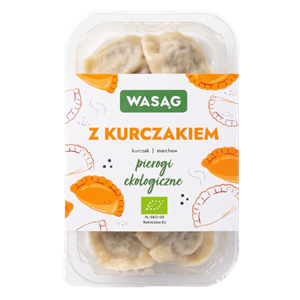 PIEROGI Z KURCZAKIEM BIO 400 g - WASĄG (NA ZAMÓWIENIE)