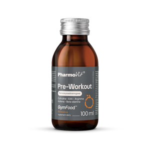 SHOT PRE-WORKOUT POMARAŃCZOWY 100 ml - PHARMOVIT (GYM FOOD)