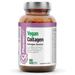 COLLAGEN BOOSTER VEGAN BEZGLUTENOWY 60 KAPSUŁEK - PHARMOVIT (CLEAN LABEL)