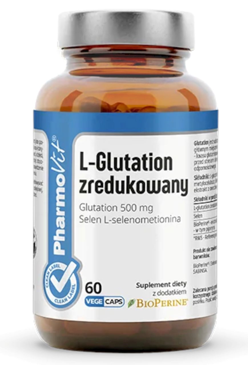 L-glutation zredukowany bezglutenowy 60 kapsułek