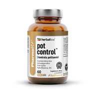 KAPSUŁKI NA KONTROLĘ POTLIWOŚCI (POT CONTROL) BEZGLUTENOWE 60 szt. - PHARMOVIT (HERBALLINE)