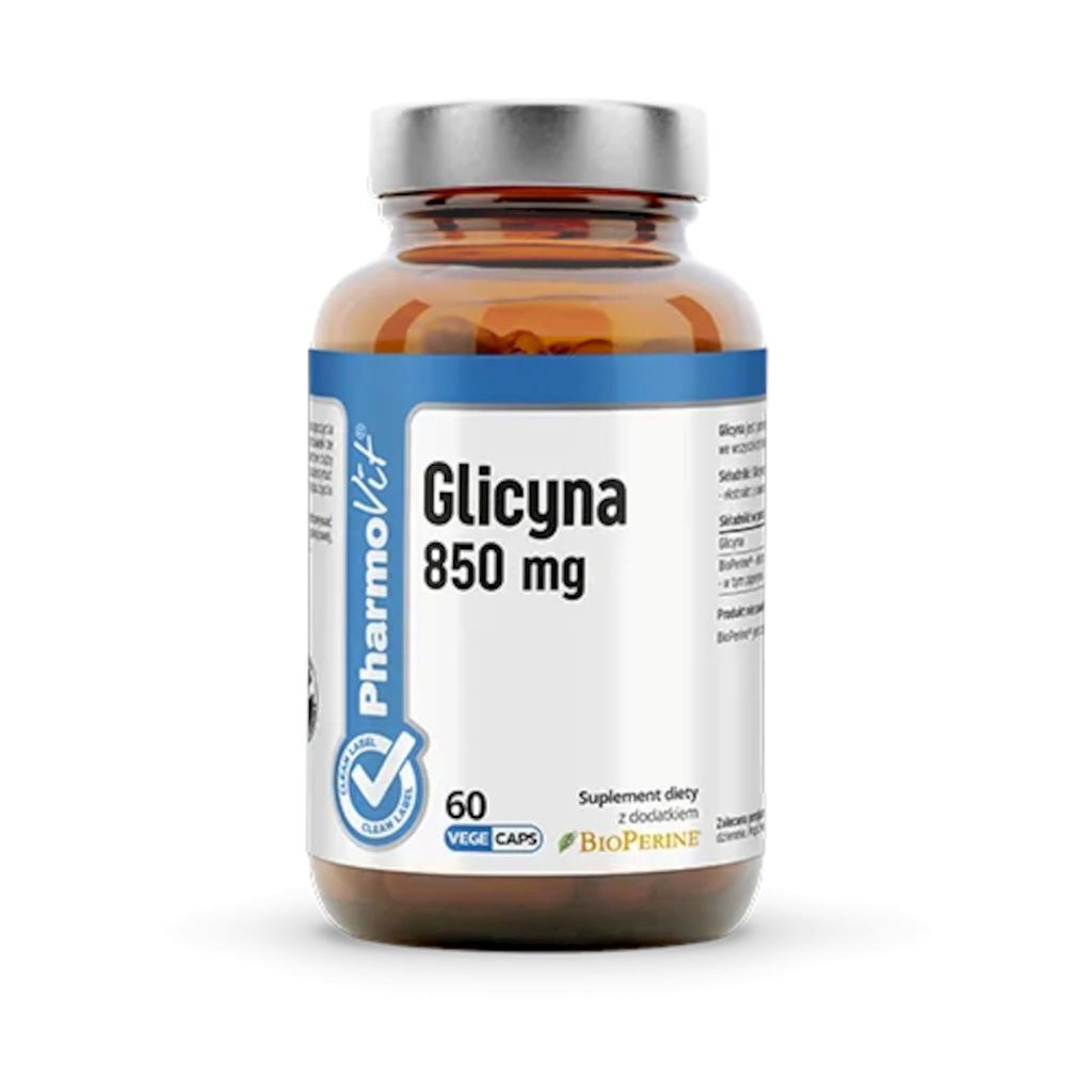 Glicyna (850 mg) bezglutenowa 60 kapsułek