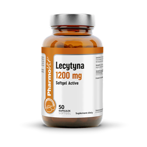 LECYTYNA (1200 mg) BEZGLUTENOWA 50 KAPSUŁEK - PHARMOVIT