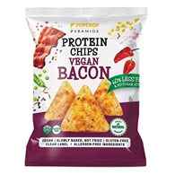 CHRUPKI PIRAMIDKI PROTEINOWE O SMAKU BEKONOWYM WEGAŃSKIE BEZGLUTENOWE 60 g - POPCROP
