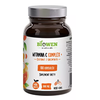 WITAMINA C COMPLEX+ BEZGLUTENOWA 100 KAPSUŁEK - BIOWEN