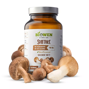 GRZYBY SHIITAKE EKSTRAKT (400 mg) BEZGLUTENOWY 90 KAPSUŁEK - HEMPKING (BIOWEN)