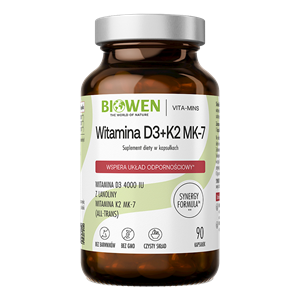 WITAMINA D3 + K2 90 KAPSŁEK - BIOWEN