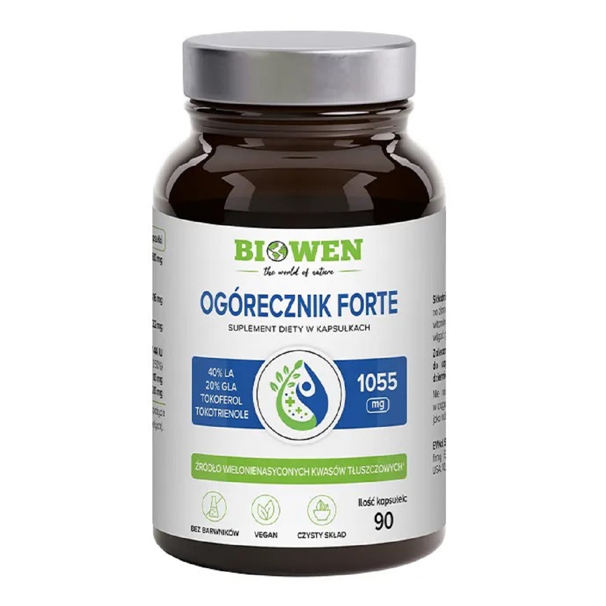 Ogórecznik forte (1040 mg) 90 kapsułek