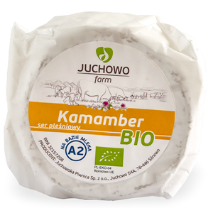 SER PLEŚNIOWY KAMAMBER BIO (około 0,20 kg) - JUCHOWO (NA ZAMÓWIENIE)