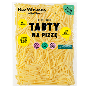 ROŚLINNA ALTERNATYWA DLA SERA TARTEGO NA PIZZĘ 150 g - BEZMIĘSNY