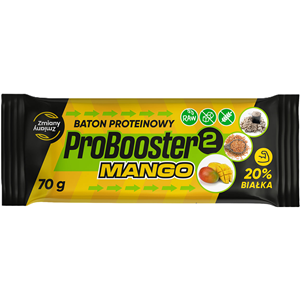 BATON PROTEINOWY Z MANGO PROBOOSTER BEZGLUTENOWY 70 g - ZMIANY ZMIANY