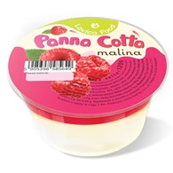 DESER PANNA COTTA Z MALINAMI 120 g - LAVICA FOOD