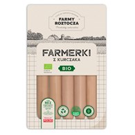 PARÓWKI FARMERKI Z KURCZAKA BIO 250 g - FARMY ROZTOCZA (NA ZAMÓWIENIE)