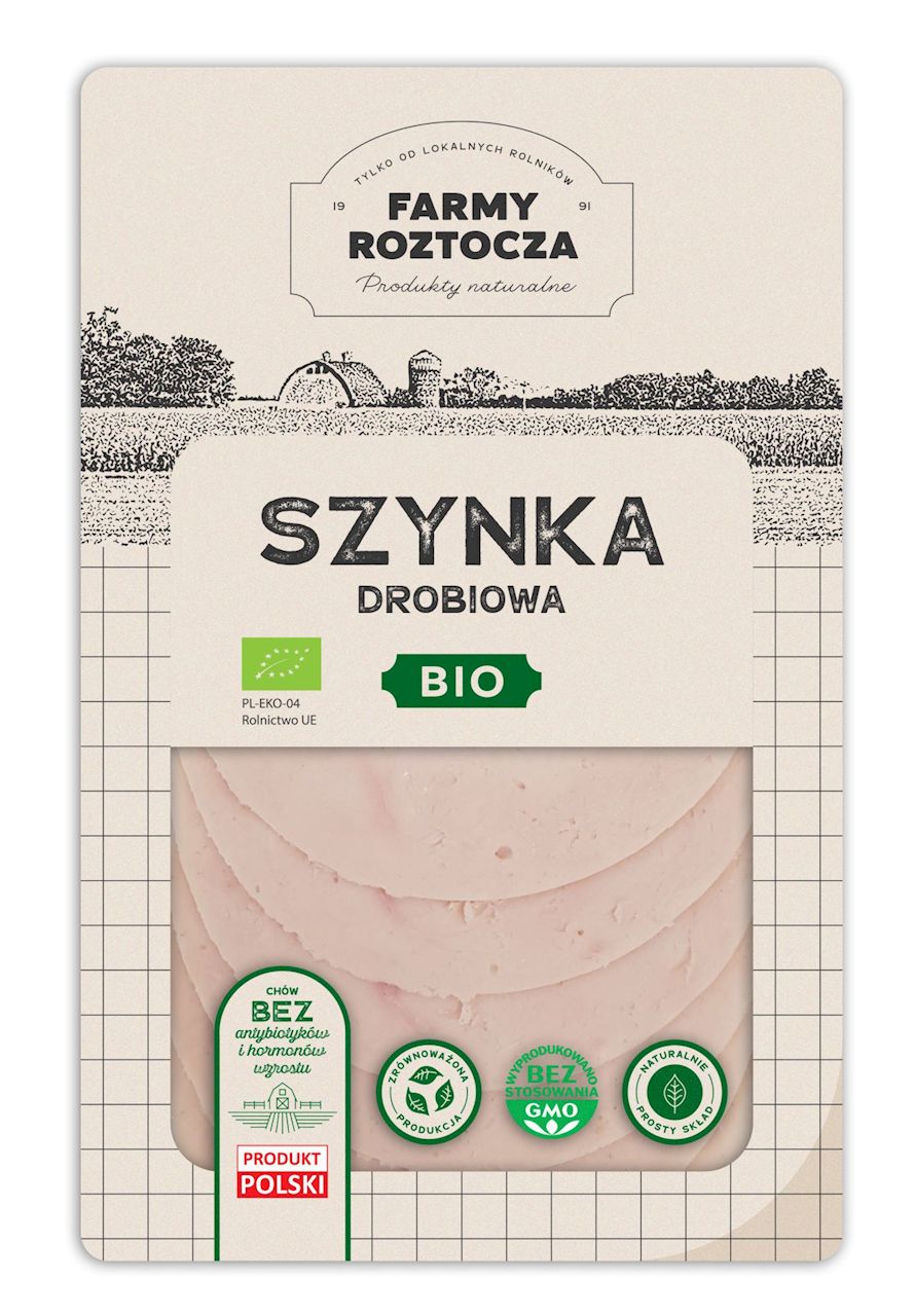 Szynka drobiowa plastry bio 100 g