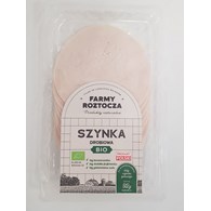 SZYNKA DROBIOWA Z FILETU PLASTRY BIO 100 g - FARMY  ROZTOCZA (NA ZAMÓWIENIE)