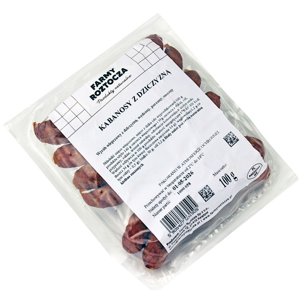 Kabanosy z dziczyzną 100 g