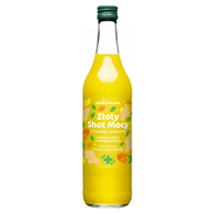 SHOT MOCY ZŁOTY Z POMARAŃCZY Z KURKUMĄ I IMBIREM ROZGRZEWAJĄCY BIO 500 ml - DELIKATNA