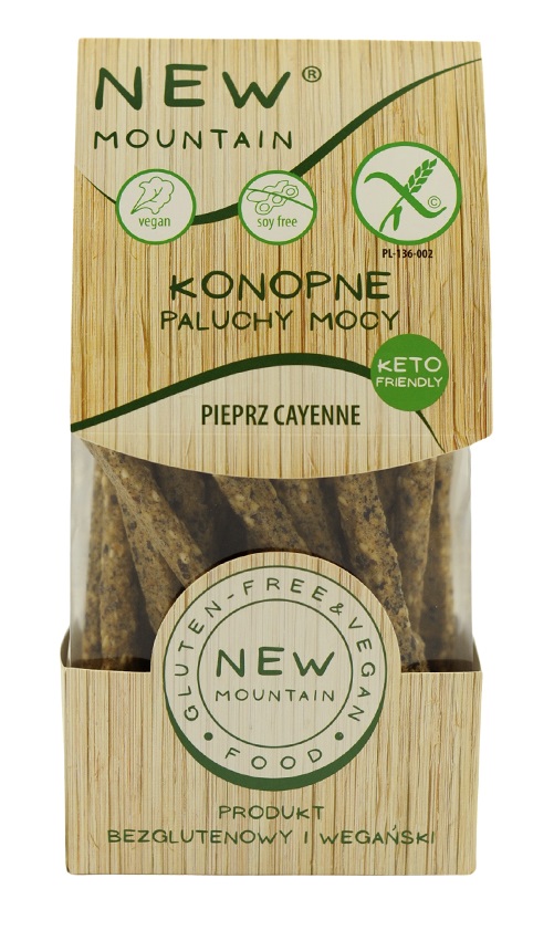 Paluchy mocy konopne z pieprzem cayenne bezglutenowe 200 g